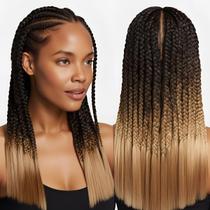 Cabelo para Trança Box Braid Twist Aplique Afro Jumbo Textura Natural Profissional