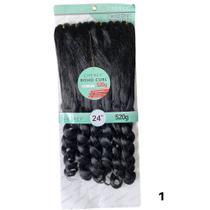 Cabelo Para Trança Com Cachos Boho Curl Pacotão 520g Cherey