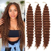 Cabelo para Tranças Orientfashion 60cm Ondulado Profundo 3 Pacotes