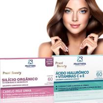 Cabelo, Pele E Unha- Silício+ácido Hialurônico - 120 Cáps.