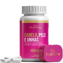 Cabelo, Pele E Unhas 60 Caps 600Mg 16 Ativos - Nutrione Cabelo, Pele E Unhas 60 Caps 600Mg 16 Ativos - Nutrione