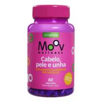 Cabelo Pele Unha Vitamina 60 Cápsulas Moov - Moov Wellness