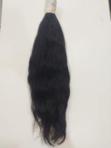 Cabelo preto liso ondulado 50cm Cabelo preto liso ondulado 50cm