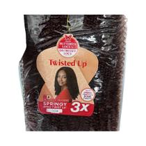 Cabelo Sintético Afro Twist Macio E Elástico De 16/24 Polegadas Para Tranças De Crochê Para Mulheres