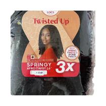 Cabelo Sintético Afro Twist Macio E Elástico De 16/24 Polegadas Para Tranças De Crochê Para Mulheres