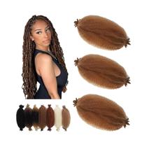 Cabelo Sintético Afro Twist Pré-Separado Marley Twist Para Tranças, Ideal Para Cabelos Danificados E
