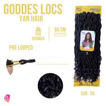 Cabelo Sintetico Goddess Locs - Dread Com Cachos - Facil Aplicação P/Crochet - Yan hair - Cabelo Sintetico Goddess Locs - Dread Com Cachos - Facil Aplicação P/Crochet - Yan hair -