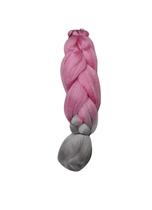 Cabelo Sintético Jumbão 399Gr Para Tranças Box Rosa E Branco