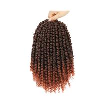 Cabelo Sintético Pré-Enrolado E Pré-Torcido Para Crochê, Estilo Passion Twist Para Mulheres Negras