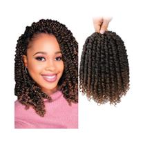 Cabelo Sintético Pré-Enrolado E Pré-Torcido Para Crochê Passion Twist Para Mulheres Negras