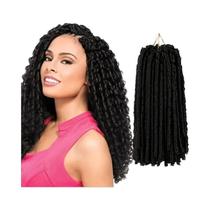 Cabelo Sintético Trançado Soft Dread Crochet Hair 4 Pacotes Liso Faux Locs Para Mulheres Negras Cabelo Sintético Trançado Soft Dread Crochet Hair 4 Pacotes Liso Faux Locs Para Mulheres Negras