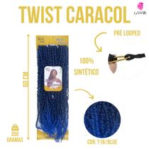 Cabelo Sintetico Twist Caracol - Torcido - Pronto Para Aplicar Crochet Braids 300Gr/ 60Cm - Yan cabe