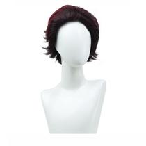 Cabelo sintético Wig Demons Slayers Anime Kamado Tanjirou
