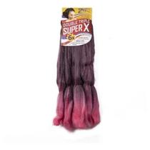 Cabelo Super Jumbo Jumbão Tranças Box Original De Fabrica Cor:tib-pink Cabelo Super Jumbo Jumbão Tranças Box Original De Fabrica Cor:tib-pink