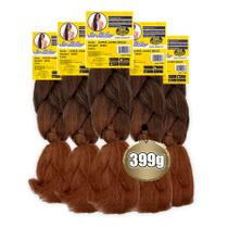 Cabelo Super Jumbo Ser Mulher 399g P/Tranças Box Braid Fibra Sintetica Premium