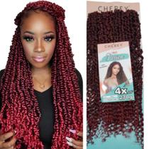 Cabelo Trançado Cacheado Caracol Sintético Passion Twist
