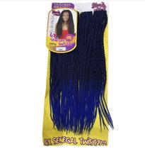 Cabelo Trançado Estilo Senegal Loop Twist Black Beauty