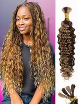 Cabelo trançado humano LOLLY HAIR 12A P4/27 Ombre 60cm 50g