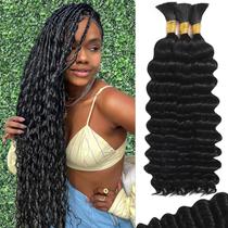 Cabelo Trançado Humano MOTFIN Boho Braids - 20 Polegadas (110g) - Pacote com 3 Cabelo Trançado Humano MOTFIN Boho Braids - 20 Polegadas (110g) - Pacote com 3
