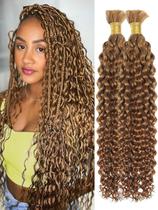 Cabelo trançado humano NICMISS Water Wave 110g 24", 2 pacotes