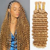 Cabelo trançado humano Temlux Deep Wave 110g 56cm Honey Blonde Cabelo trançado humano Temlux Deep Wave 110g 56cm Honey Blonde