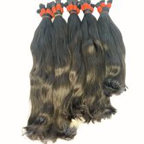 Cabelo Vietnamita Limpo Liso Pontas Cheias Humano Natural 50/55cm 200 Gramas Alongamento Mega hair