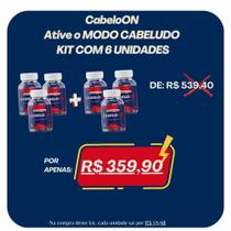 CabeloON - Ative o MODO CABELUDO - KIT COM 6 UNIDADES