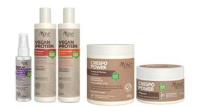 Cabelos Crespos Brilhantes e Saudáveis com o Kit Crespo Power e Vegan Protein Apse 100% Vegano - Apse Cosmetics