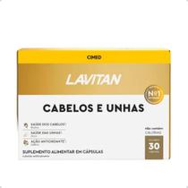 Cabelos e Unhas Biotina Zinco Selenio 30 Capsulas Lavitan
