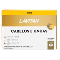Cabelos e Unhas Biotina Zinco Selenio 60 Capsulas Lavitan