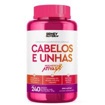 Cabelos e unhas mulheres ativas 240 cápsulas.