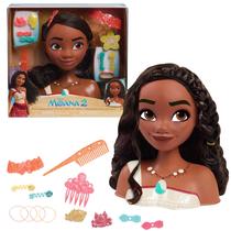 Cabeza para Peinar Princesa Disney Moana 2 con 14 Accesorios