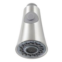 Cabezal rociador para grifo de cocina, ángulo simple, níquel cepillado