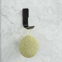 Cabide Acabamento Preto Stander