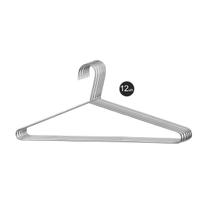 Cabide Aço Cromado Lavanderia Loja Duravel Resistente 12un