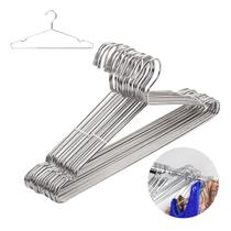 Cabide Aço Reforçado Adulto Kit 100 Tintureiro Atacado Cava Cabide Aço Reforçado Adulto Kit 100 Tintureiro Atacado Cava