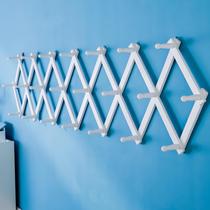 Cabide, acordeão SKOLOO montado na parede, 22 pinos, madeira maciça