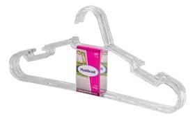 Cabide Acrílico Adulto Cristal 43cm Com 3un. Cabide Acrílico Adulto Cristal 43cm Com 3un.