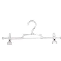 Cabide Acrílico Transparente Saia Calça Presilha - 24 Un