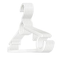 Cabide Adulto Branco Antideslizantes Reforçado de Plástico kit 30 unidades Cabide Adulto Branco Antideslizantes Reforçado de Plástico kit 30 unidades