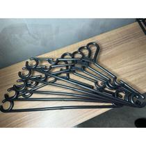 Cabide adulto kit com 10 20 30 40 50 60 70 unidades reforçado para calças camisetas.