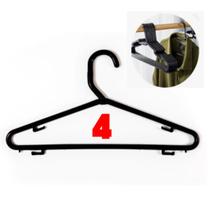 Cabide Adulto Reforçado Kit 4 Unidades Atacado Organizador