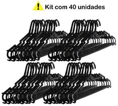 Cabide Adulto Resistente Reforçado Kit 30 Unidades Atacado Barato - ZukToys