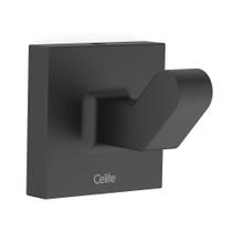 Cabide Banheiro Celite Up Preto Matte B5032cl0r0