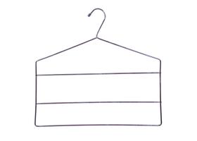 Cabide Calça Triplo Aço Cromado Metal Calceiro Adulto