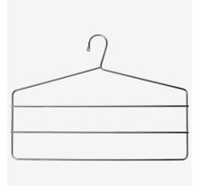 cabide calça triplo cromado - mattos aramados