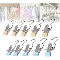 Cabide Clip 10pcs Para Economia De Espaço Gancho Para Calças Chapéus Clipes De Viagem