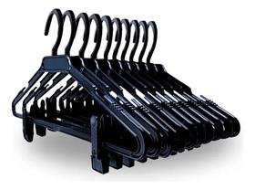 Cabide Com Presilha Calça Saia Adulto Reforçado Kit 10 Unid. Cabide Com Presilha Calça Saia Adulto Reforçado Kit 10 Unid.