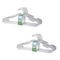 Cabide Cristal Acrílico Transparente 24 Unidades Grosso Forte