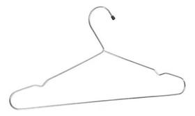 Cabide Cromado Adulto 3 mm 19 x 41 cm Cabide Cromado Adulto 3 mm 19 x 41 cm